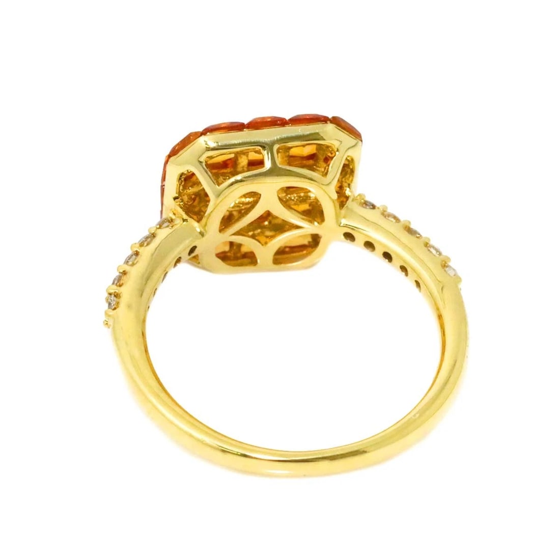 GARNET DIAMOND RING - 5