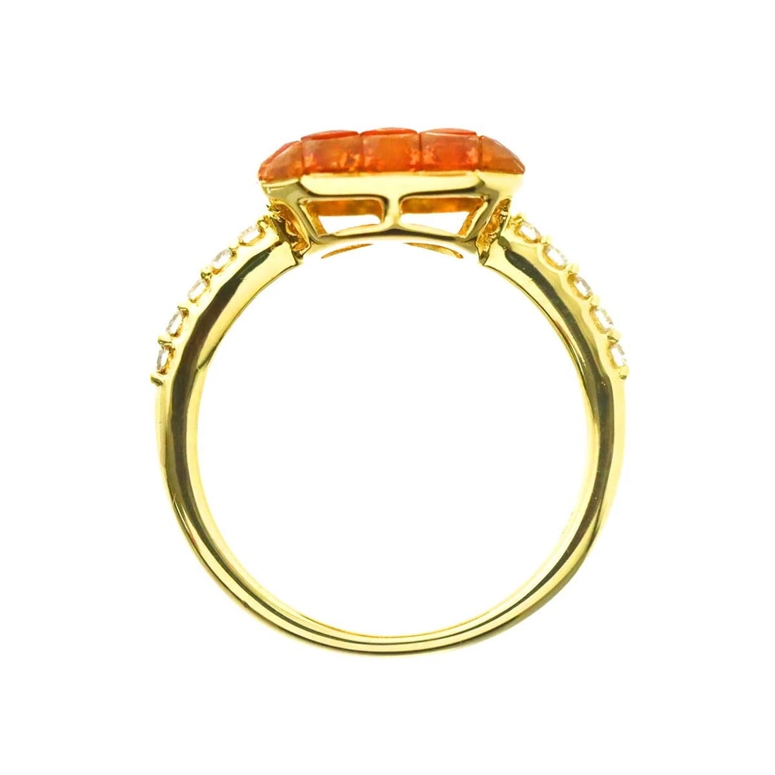 GARNET DIAMOND RING - 6