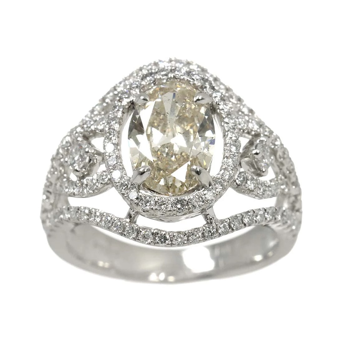 DIAMOND RING PT PLATINUM - 2
