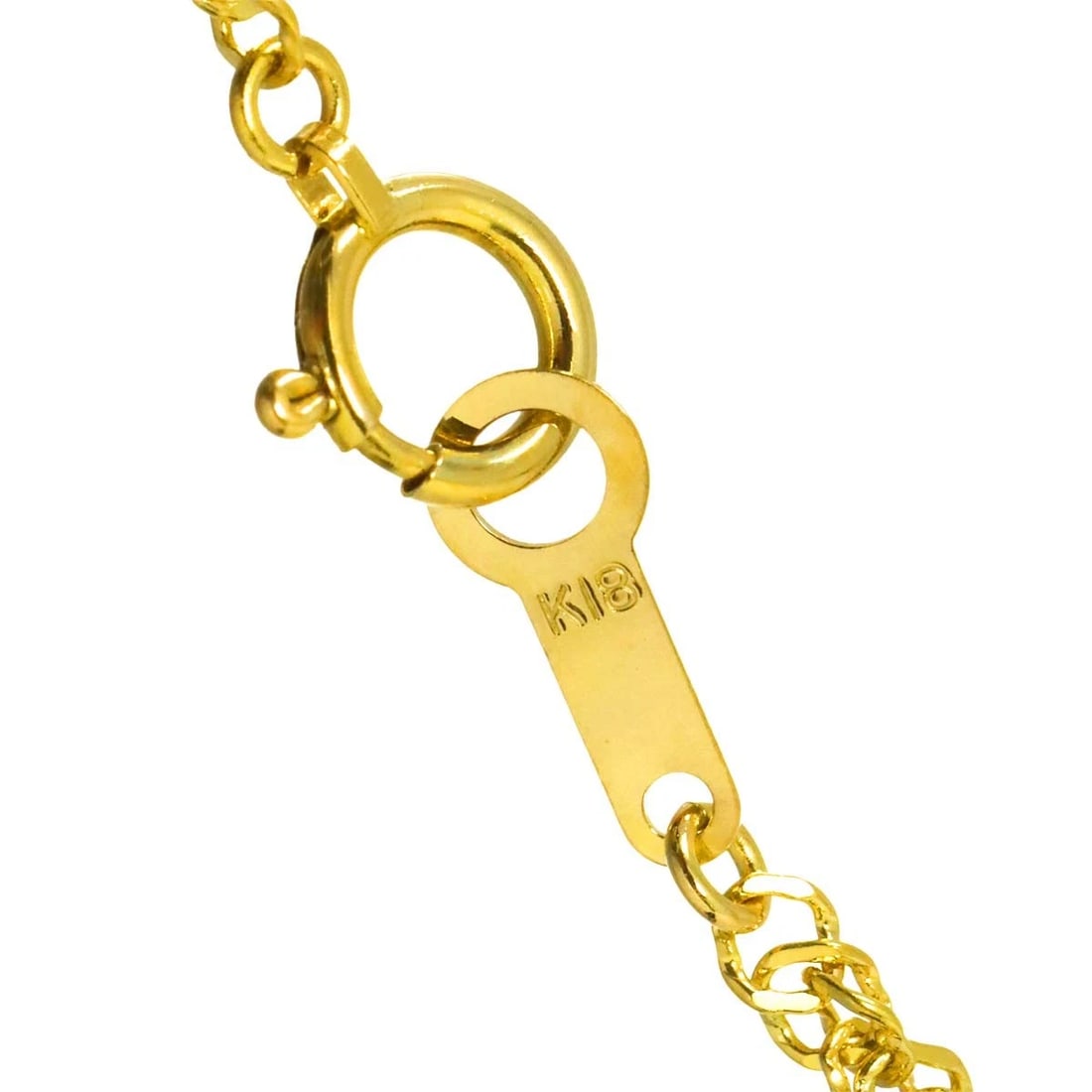 DIAMOND RUBY EMERALD NECKLACE 18K - 5