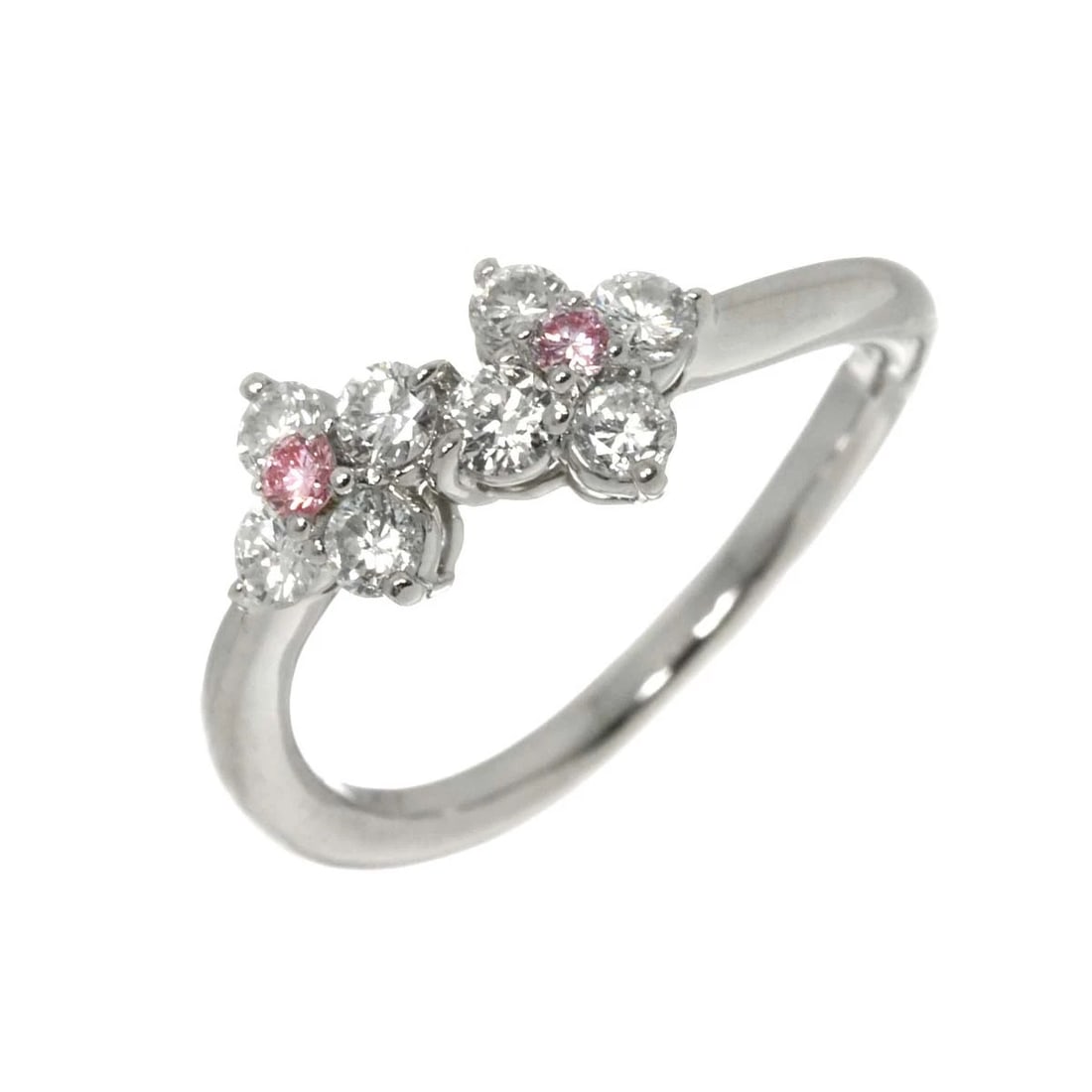 PINKDIAMOND DIAMOND RING PT PLATINUM: PinkDiamond Diamond Ring Pt Platinum Brand: Unbranded Type: Ring Material: Platinum, Color: Platinum Size: 4.75-5(US) Accessories: None Accessories Notice: When purchasing pre-owned goods,