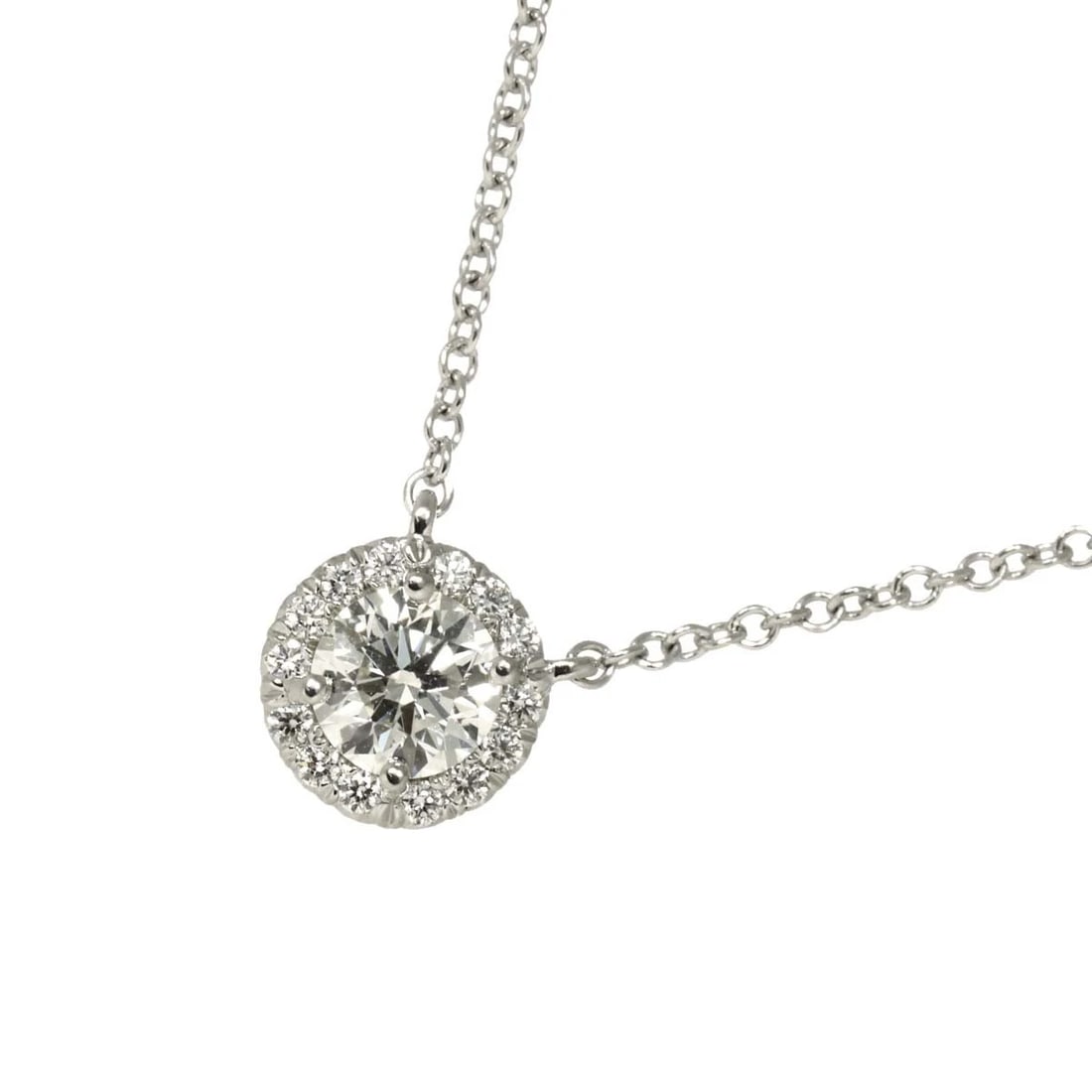 TIFFANY CO. DIAMOND NECKLACE PLATINUM (1 of 4)