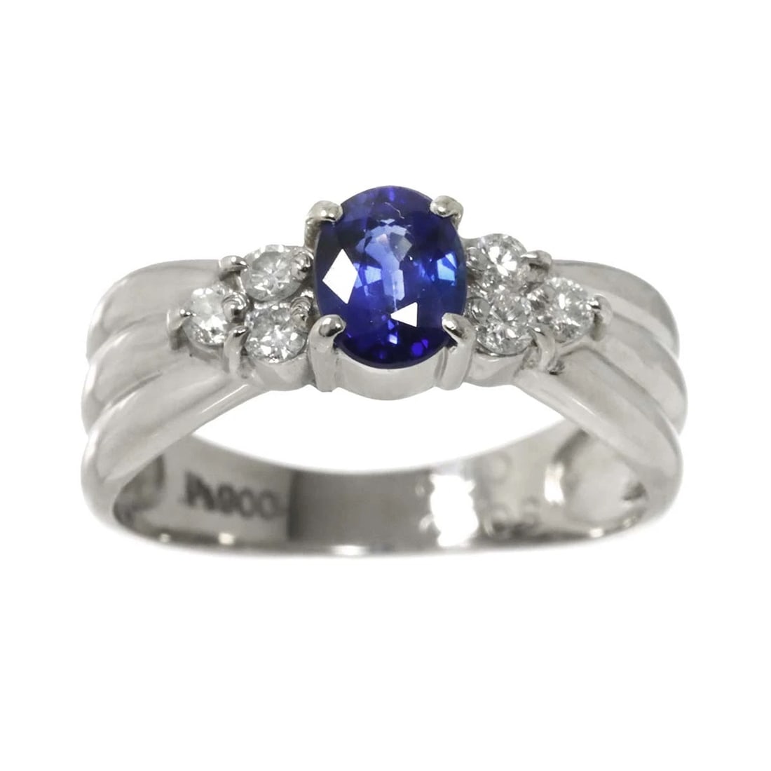 SAPPHIRE DIAMOND RING - 2
