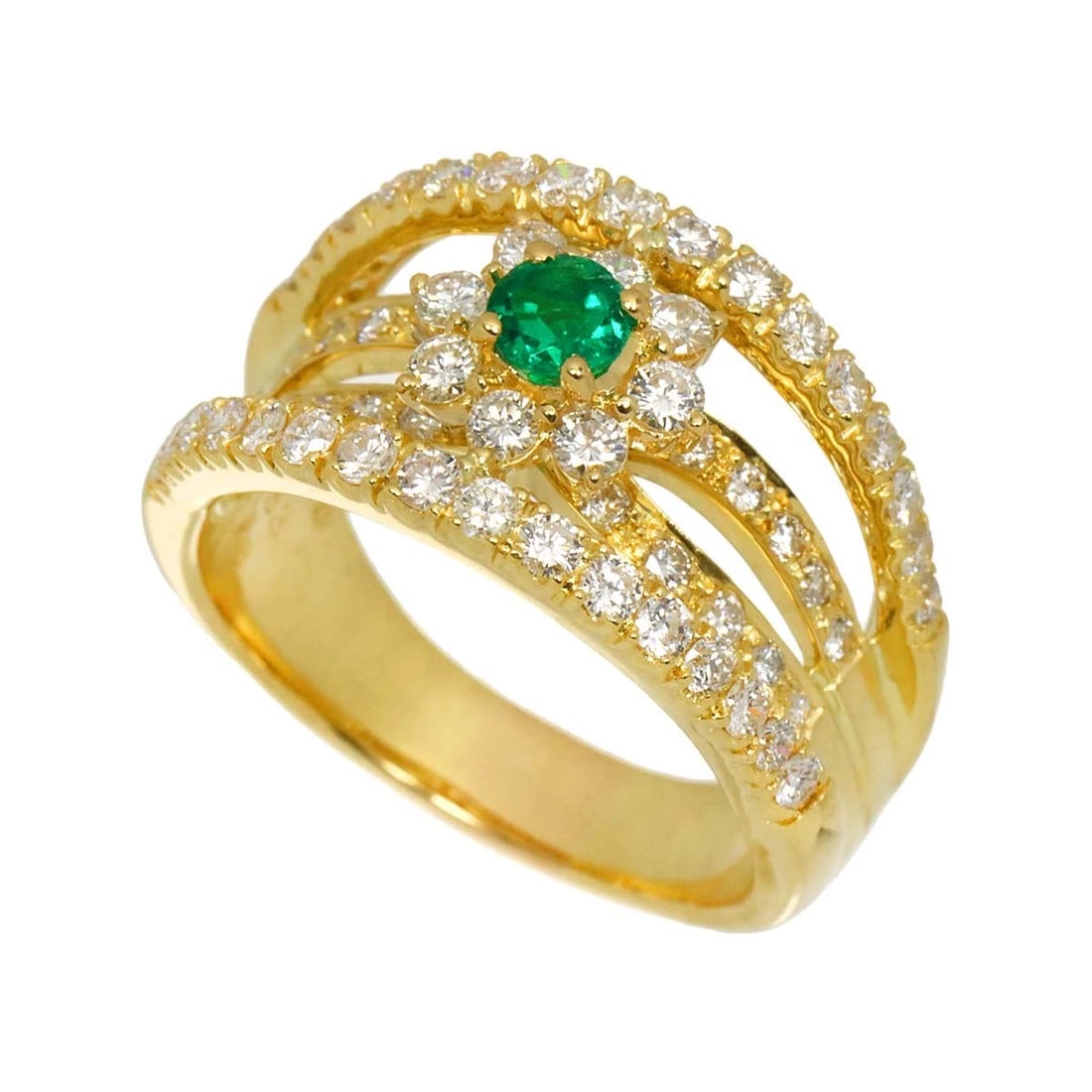 EMERALD DIAMOND RING - 3