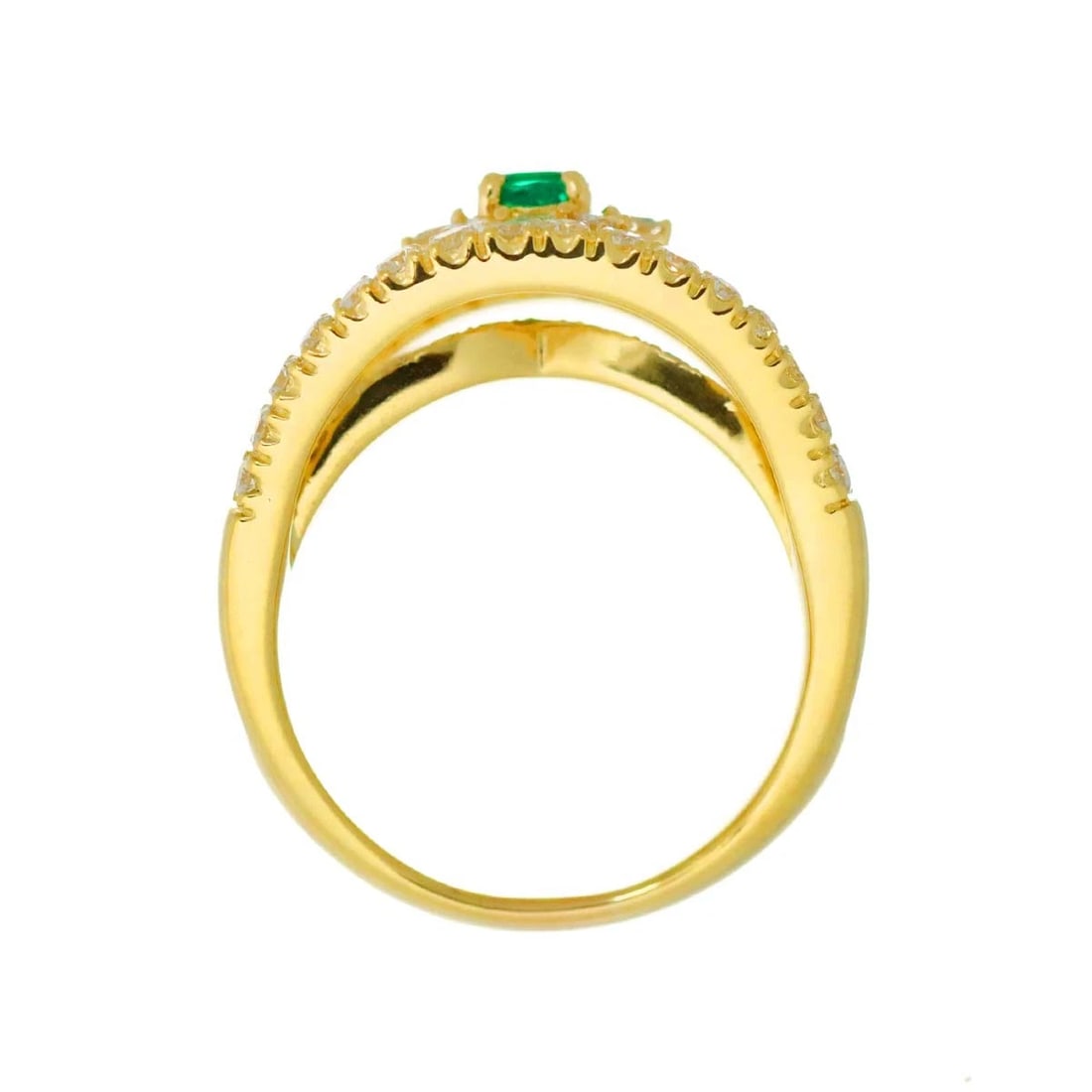 EMERALD DIAMOND RING - 4