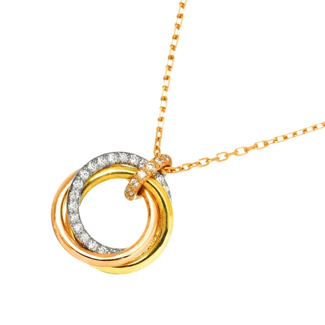 CARTIER TRINITY DIAMOND NECKLACE (1 of 4)