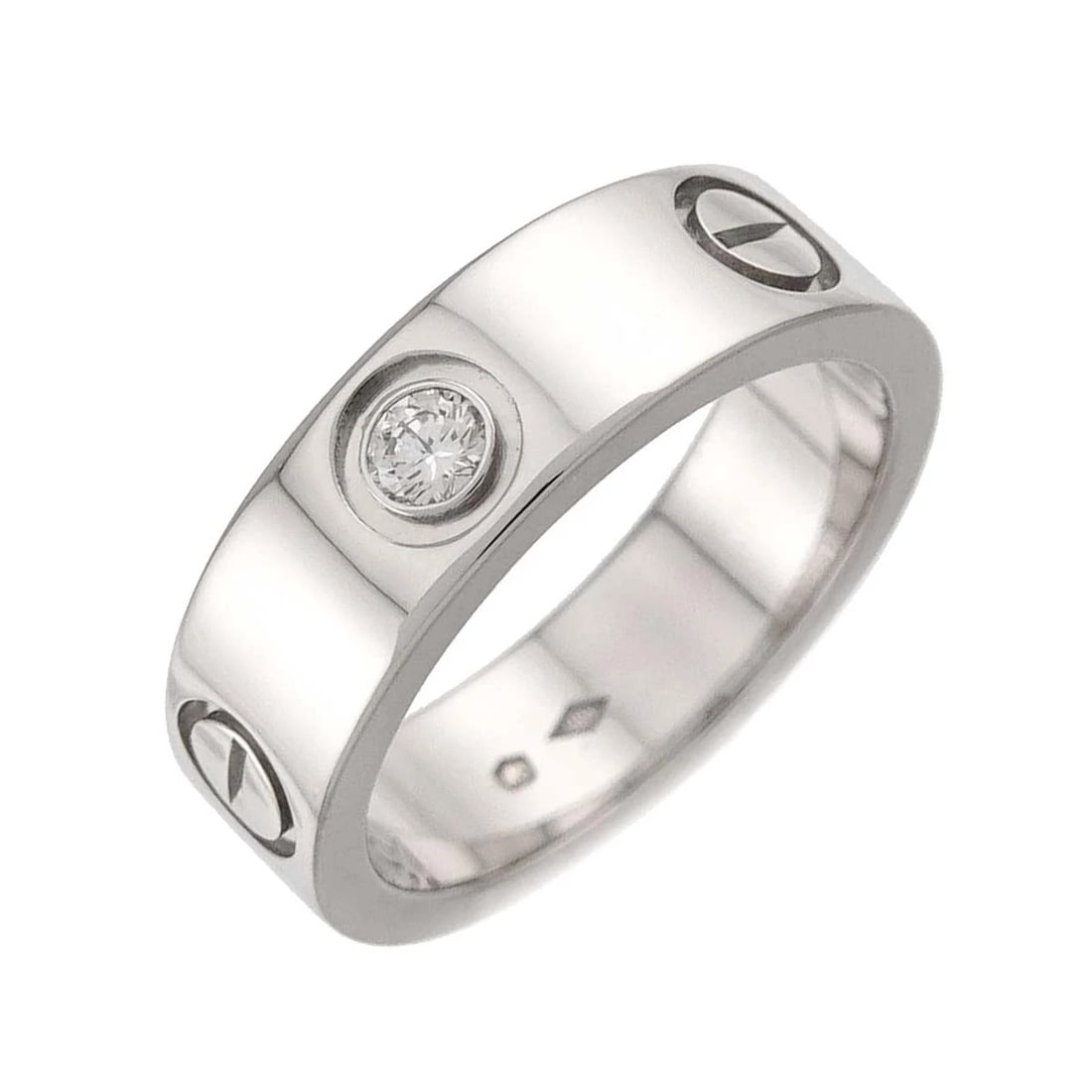 CARTIER LOVE RING DIAMOND PLATINUM (1 of 3)