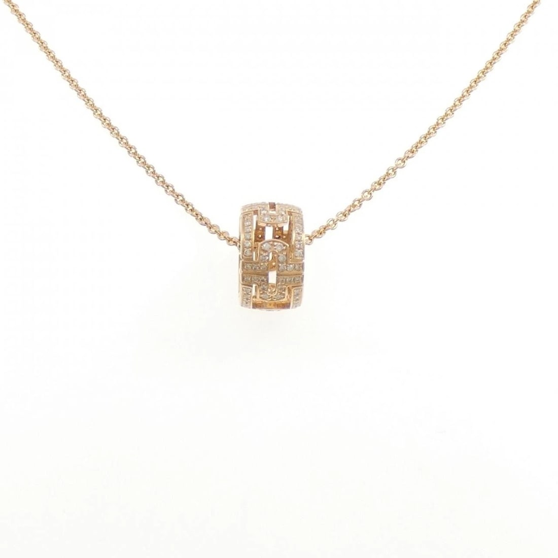 BVLGARI PARENTESI NECKLACE: Bvlgari Parentesi Necklace Brand: BVLGARI Type: Necklace Material: 750 Pink Gold, Main Stone/Creation Natural Color: pink gold Size: 38-45cmActual Size Pendant length approx. x width approx.: