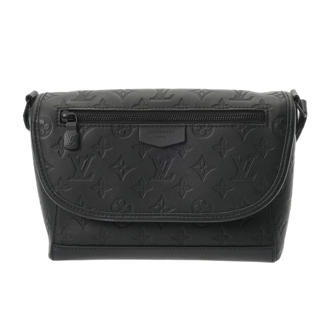 LOUIS VUITTON PULSE MESSENGER MONOGRAM SHADOW: LOUIS VUITTON Pulse Messenger Monogram shadow Brand: LOUIS VUITTON Type: Shoulder Bag Material: Calf leather Color: black × Black Metal Size: H:about 6.9inch W:about 9.1inch (Bottom) D:about 3.7i