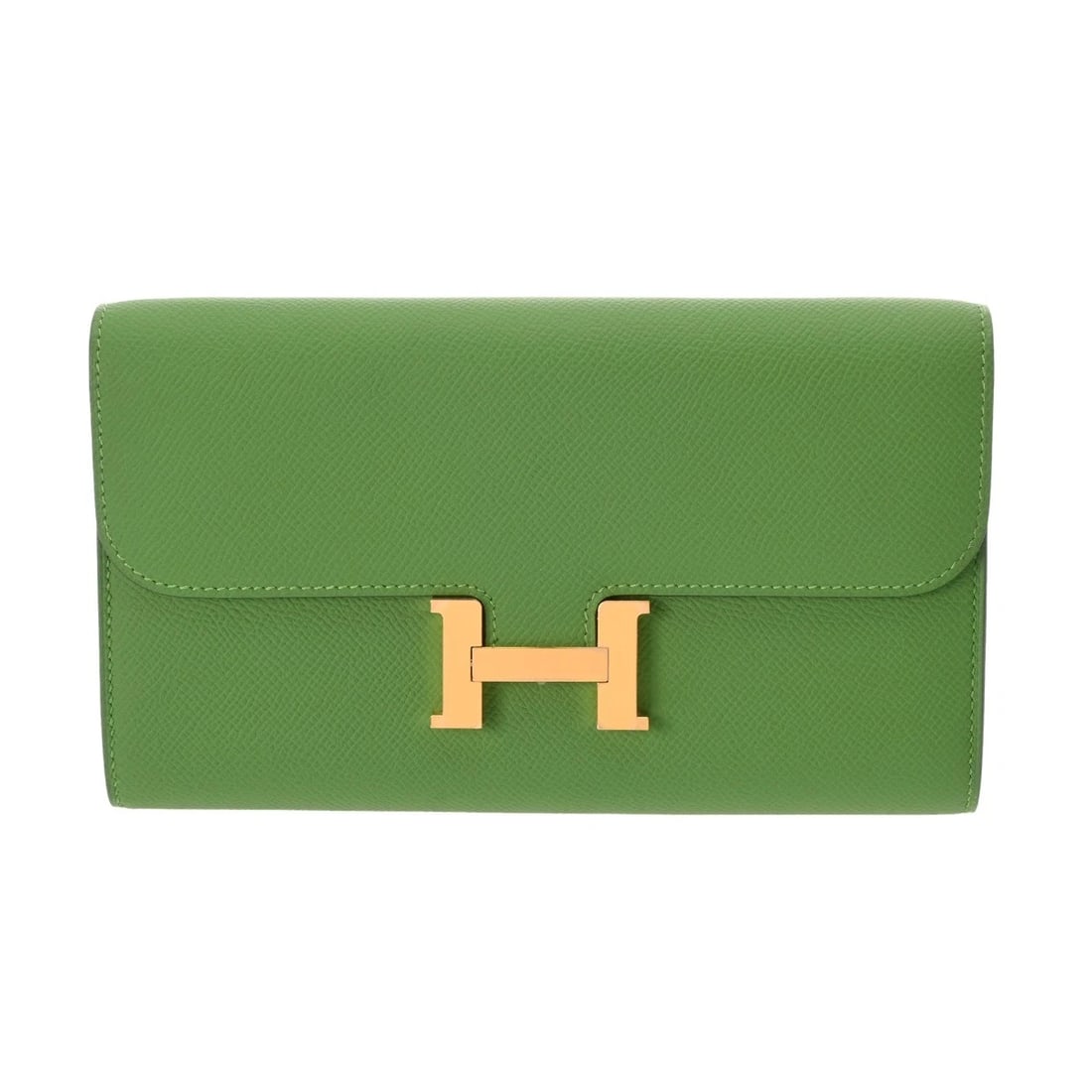HERMES CONSTANCE LONG VEAU VERT YUCCA PURSE (1 of 9)