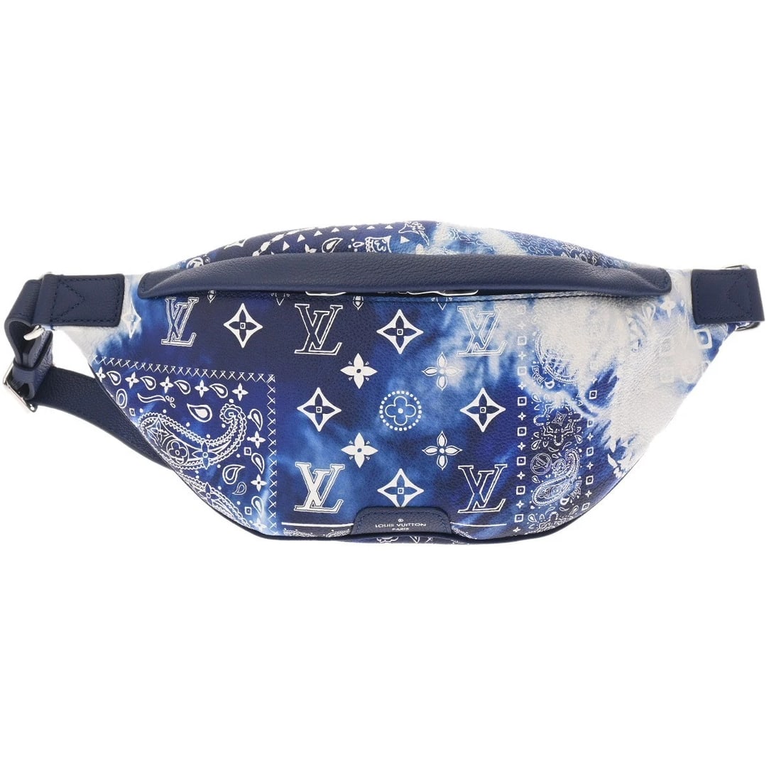 LOUIS VUITTON DISCOVERY BUM BAG PM MONOGRAM: LOUIS VUITTON Discovery Bum Bag PM monogram Brand: LOUIS VUITTON Type: body bag Material: leather Color: Blue Size: H:about 6.7inch W:about 15.7inch (maximum) D:about 2.8inch (maximum)