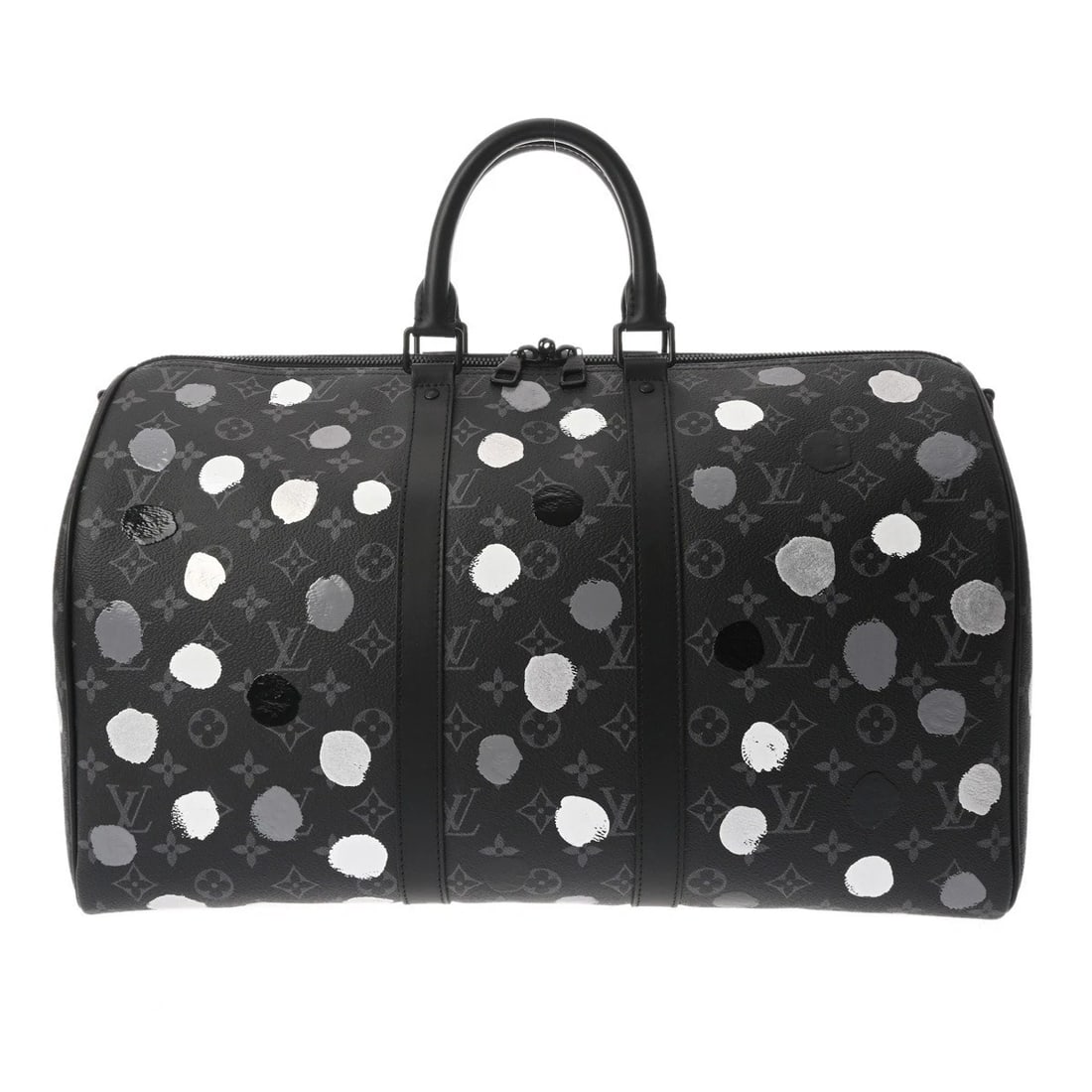 LOUIS VUITTON KEEP POL BANDELIER 45 MONOGRAM: LOUIS VUITTON Keep Pol Bandelier 45 Monogram Brand: LOUIS VUITTON Type: 2WAY bag Material: monogram canvas Color: black × Black Metal Size: H:about 11.0inch W:about 18.3inch D:about 8.3inch