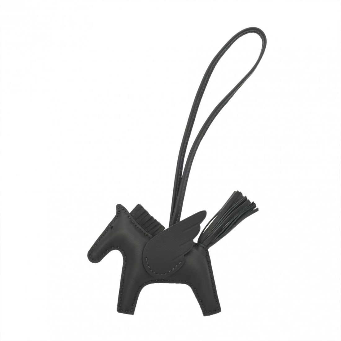 HERMES RODEO PM PEGASUSBAG CHARM: HERMES Rodeo PM PegasusBag charm Brand: HERMES Type: Bag charm Material: Anyo Miro Color: Aldoise Size: H:about 3.0inch W:about 3.1inch Accessories: None Accessories Notice: When purchasing