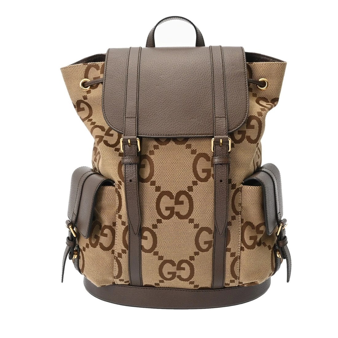 GUCCI BACKPACK LEATHER BEIGE/CAMEL/BROWN MENS BACKPACK (1 of 8)