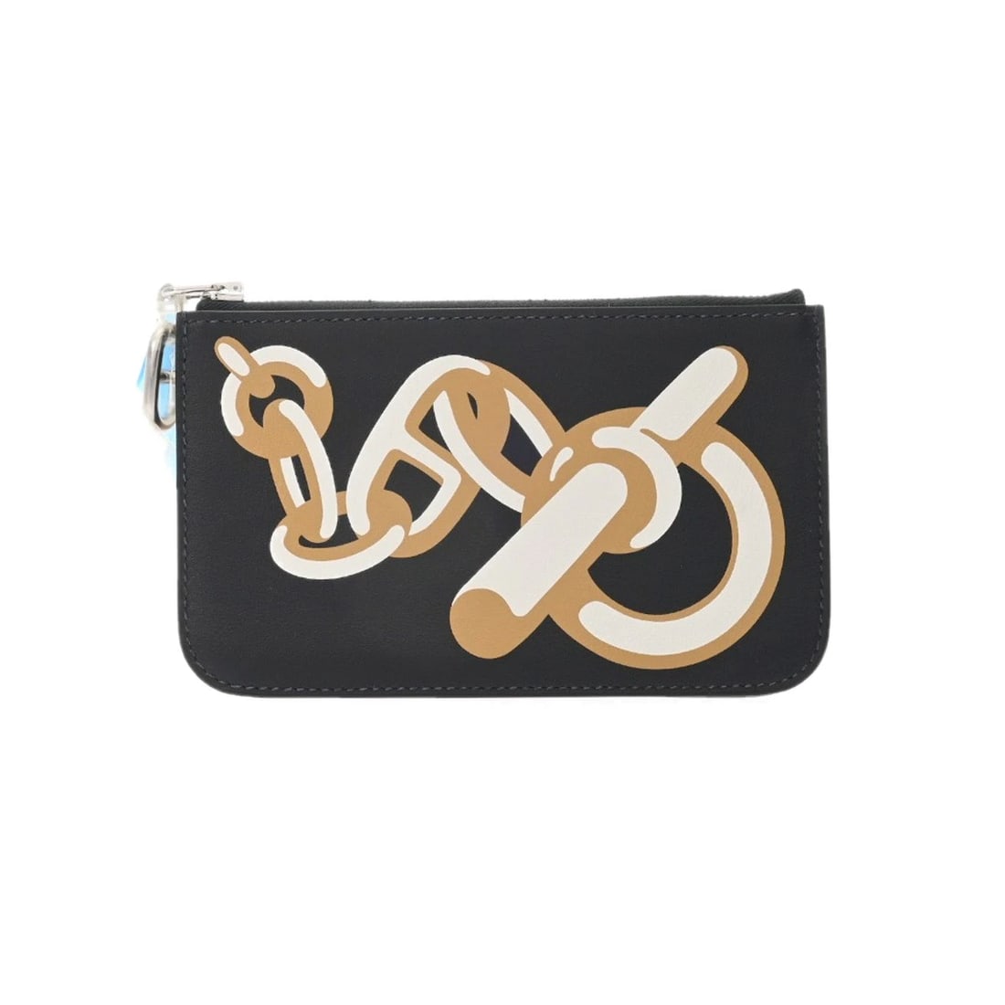 HERMES ZIP AND GO CHAINE D'ANCRE VAUX SWIFT: HERMES Zip and Go Chaine d'Ancre Vaux Swift Brand: HERMES Type: Coin case Material: Vaux Swift Color: Cavan/Bussières/Gris Pale × SilverMetal Size: H:about 8.5inch W:about 11.4inch D:about 0.0in