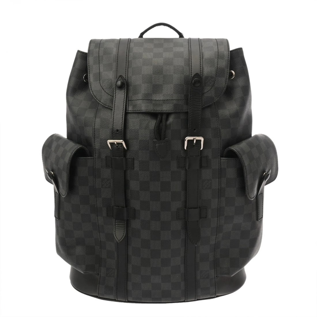 LOUIS VUITTON CHRISTOPHER MM DAMIER GRAFITTE BLACK MENS BACKPACK (1 of 9)