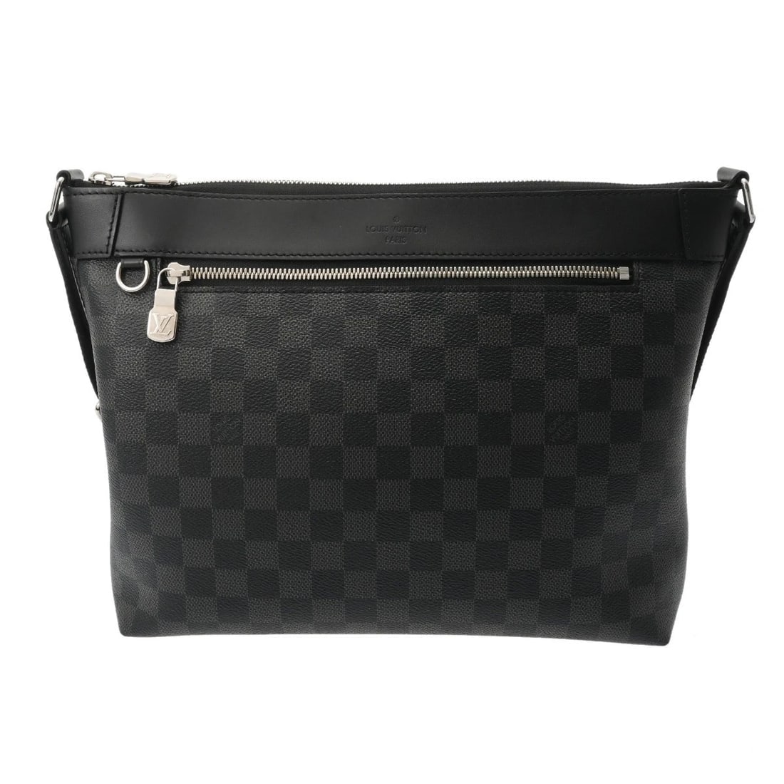 LOUIS VUITTON MICK PMNM DAMIER GRAFITTE DAMIER: LOUIS VUITTON Mick PMNM Damier Grafitte Damier Brand: LOUIS VUITTON Type: Shoulder Bag Material: Damier canvas Color: Black Grey Size: H:about 9.4inch W:about 11.8inch (Bottom) D:about 2.8inch Sho