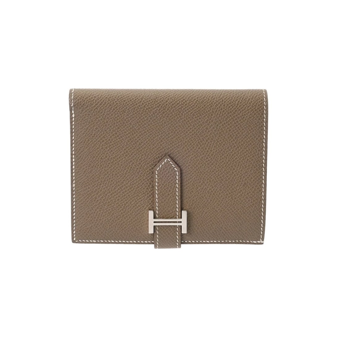 HERMES BEAN COMPACT VEAU EPSOM ETOPE UNISEX BIFOLD WALLET (1 of 9)
