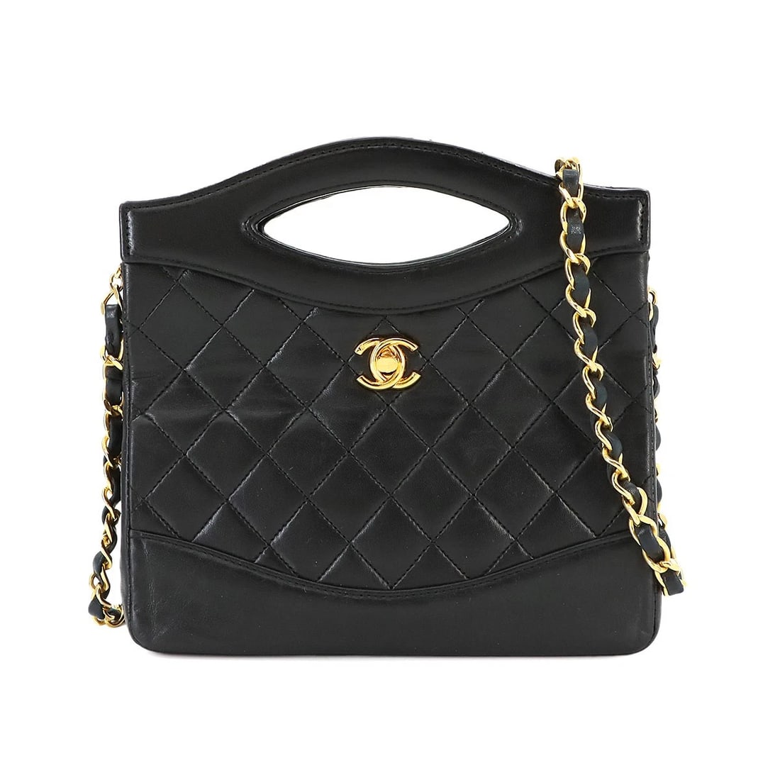 CHANEL MATELASSE 2WAY HAND SHOULDER BAG LEATHER (1 of 5)