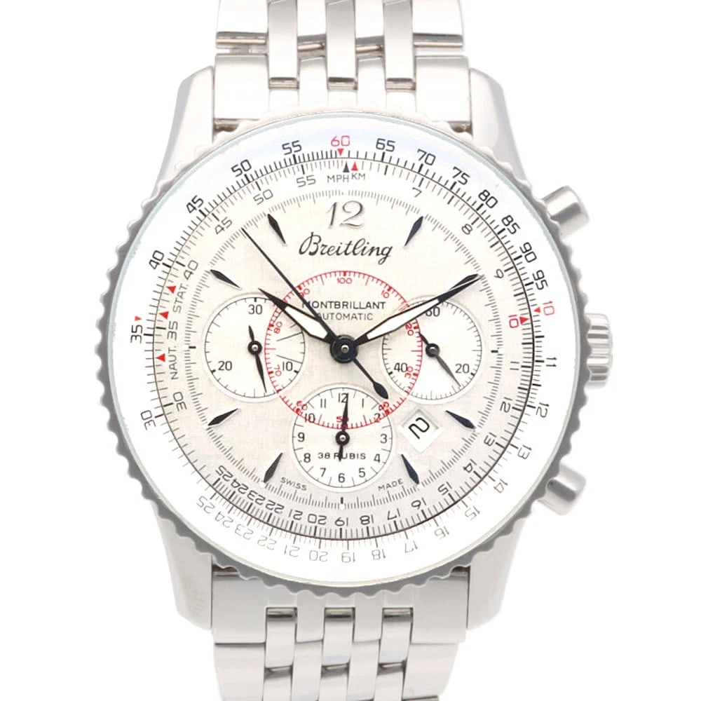 BREITLING NAVITIMER WATCHES STAINLESS STEEL CHRONOGRAPH WATCH (1 of 3)