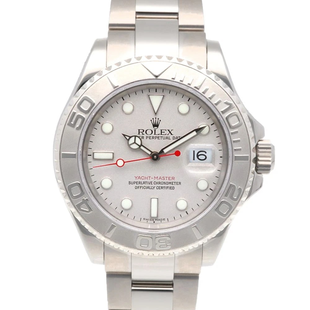 ROLEX YACHT MASTER WATCHES STAINLESS STEEL PLATINUM WATCH (1 of 5)