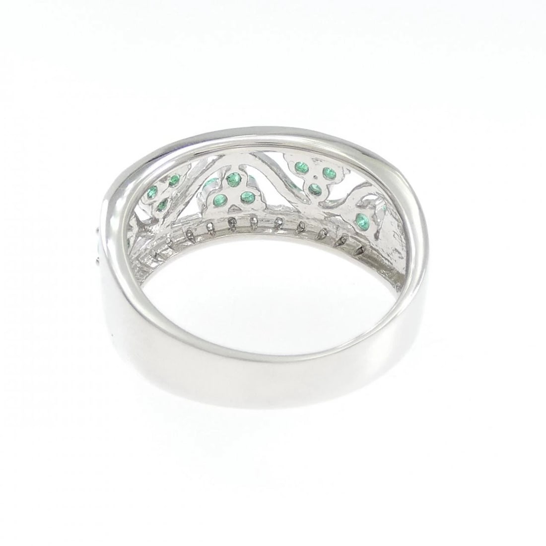 PT900 EMERALD RING - 2