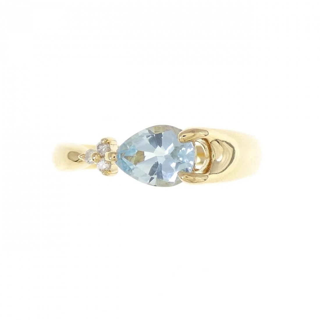 18K YELLOW GOLD BLUE TOPAZ RING: 18K Yellow Gold Blue Topaz Ring Brand: Unbranded Type: Blue Topaz Ring Material: K18 yellow gold, Main Stone/Creation Blue TopazSecondary Stone Natural Color: YELLOW GOLD Size: Accessories: