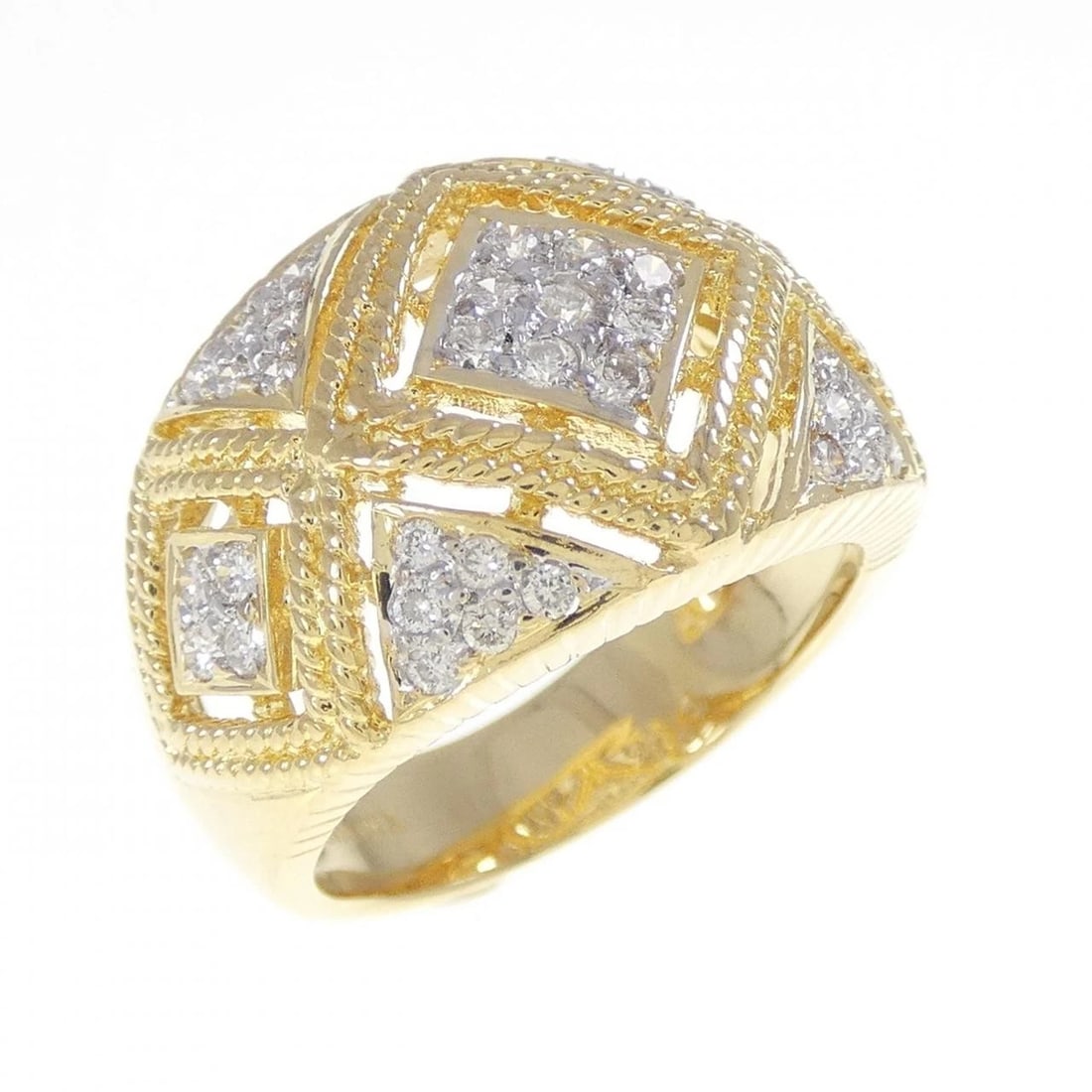 K18YG/K18WG DIAMOND RING (1 of 2)