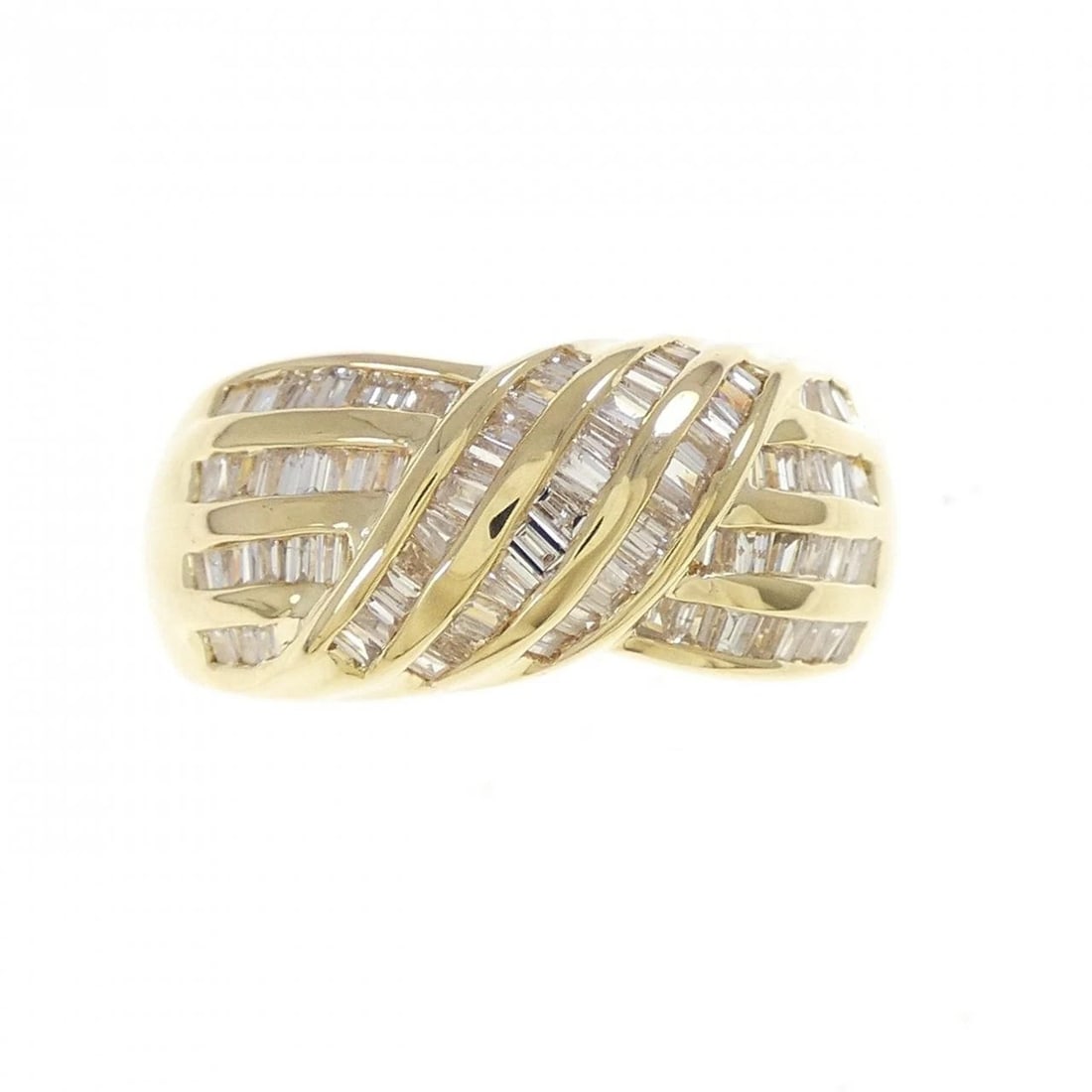 K18YG DIAMOND RING: K18YG Diamond Ring Brand: Unbranded Type: Diamond ring Material: K18 yellow gold, Main Stone/Creation Natural Color: YELLOW GOLD Size: US5 1/2 Accessories: None Accessories Notice: When
