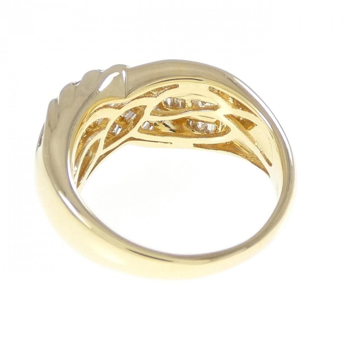 K18YG DIAMOND RING - 2