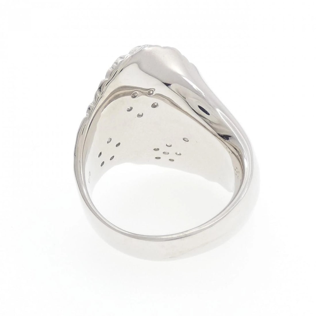 K18WG DIAMOND RING - 2