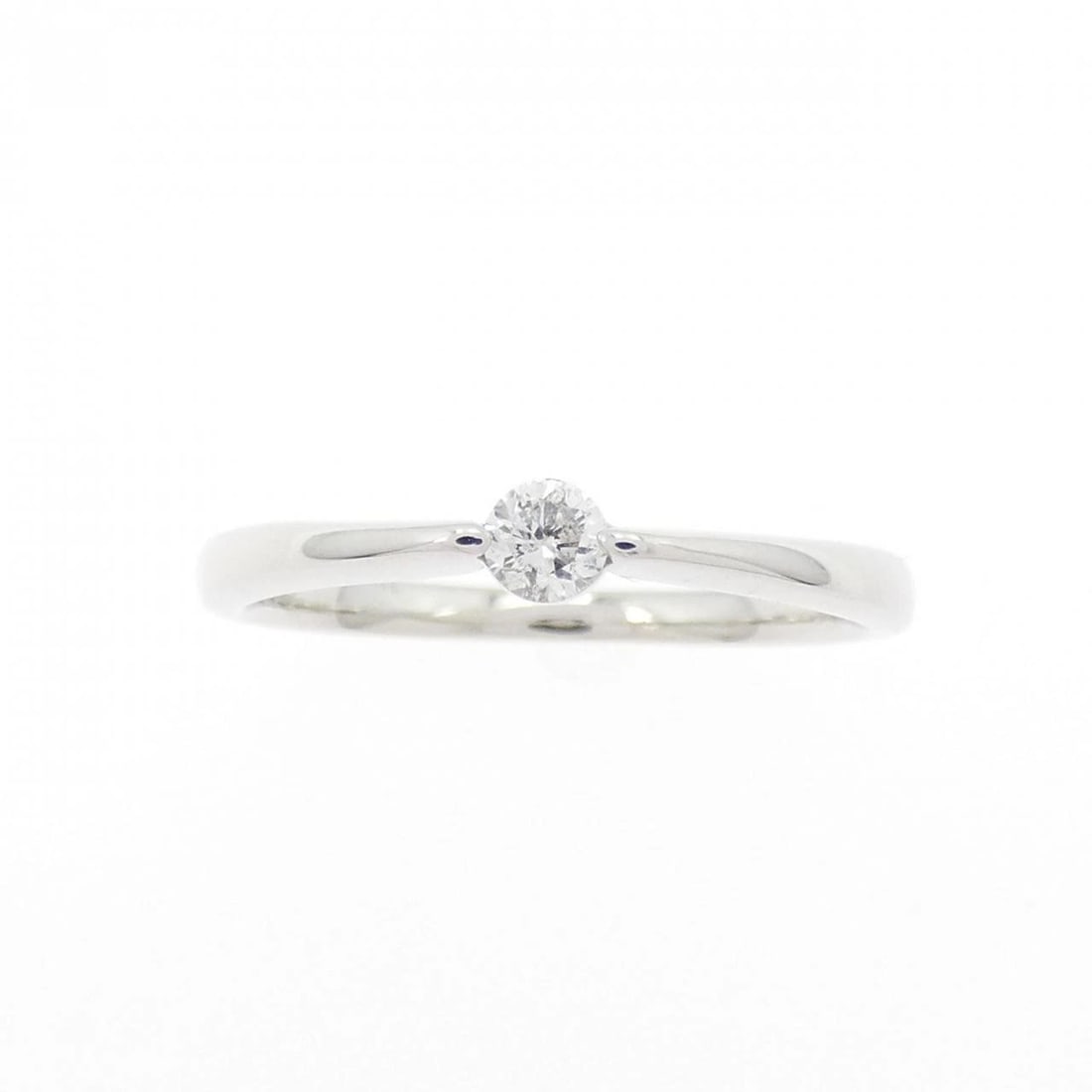 K18WG DIAMOND RING - 2
