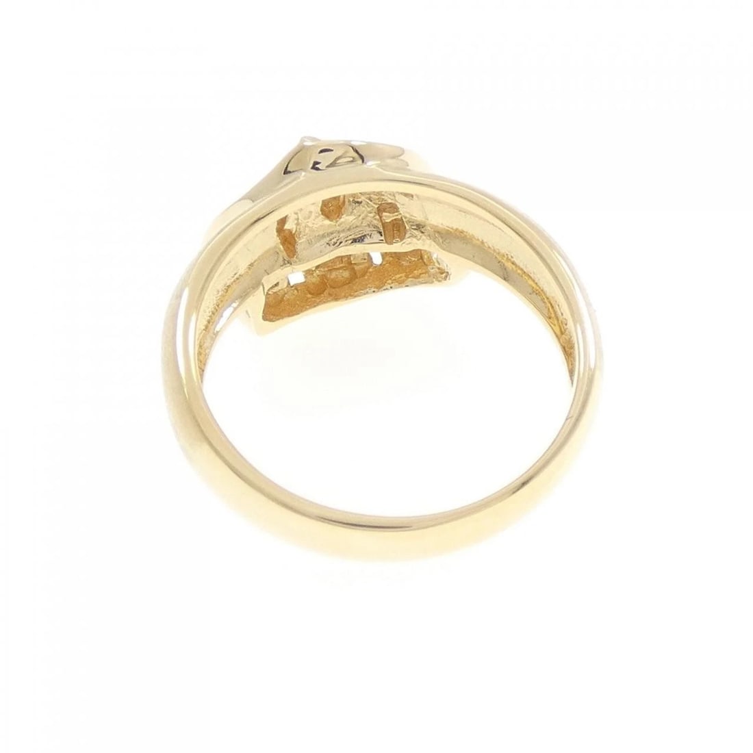 K18YG DIAMOND RING - 2