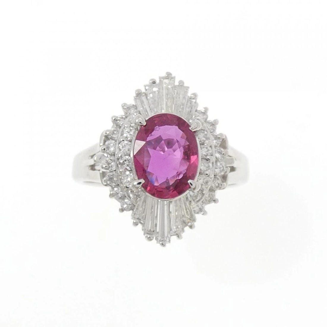 PT900 RUBY RING - 2