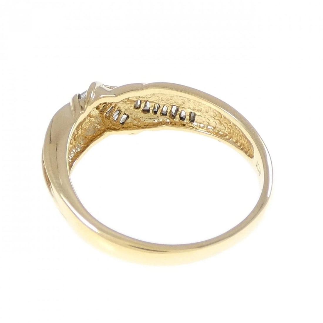 K18YG DIAMOND RING - 2