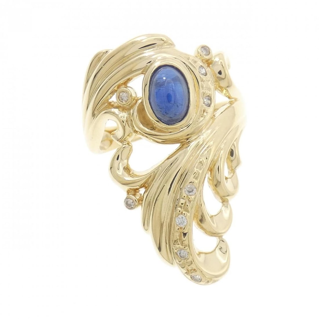 K18YG SAPPHIRE RING - 2