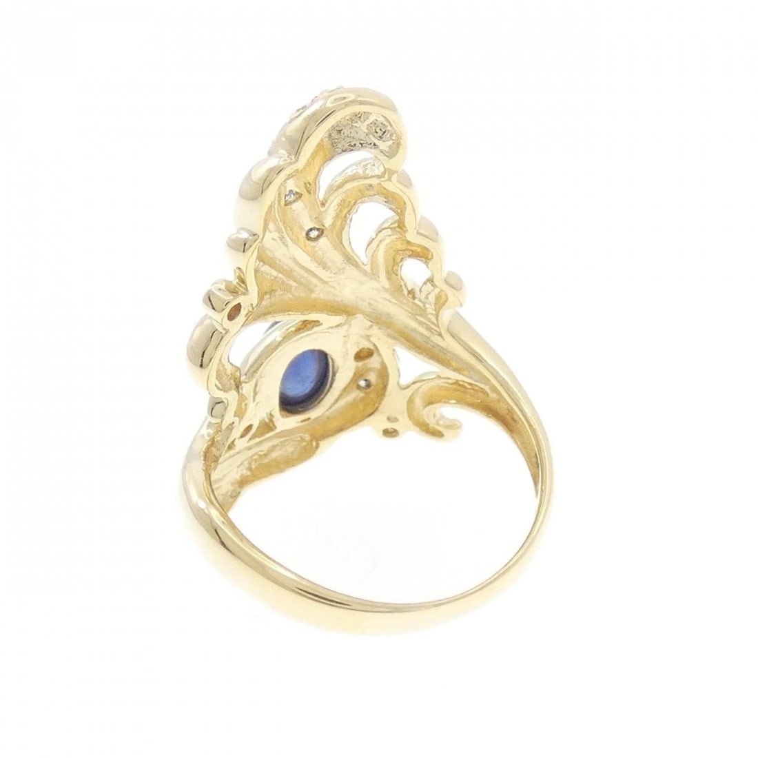 K18YG SAPPHIRE RING - 3
