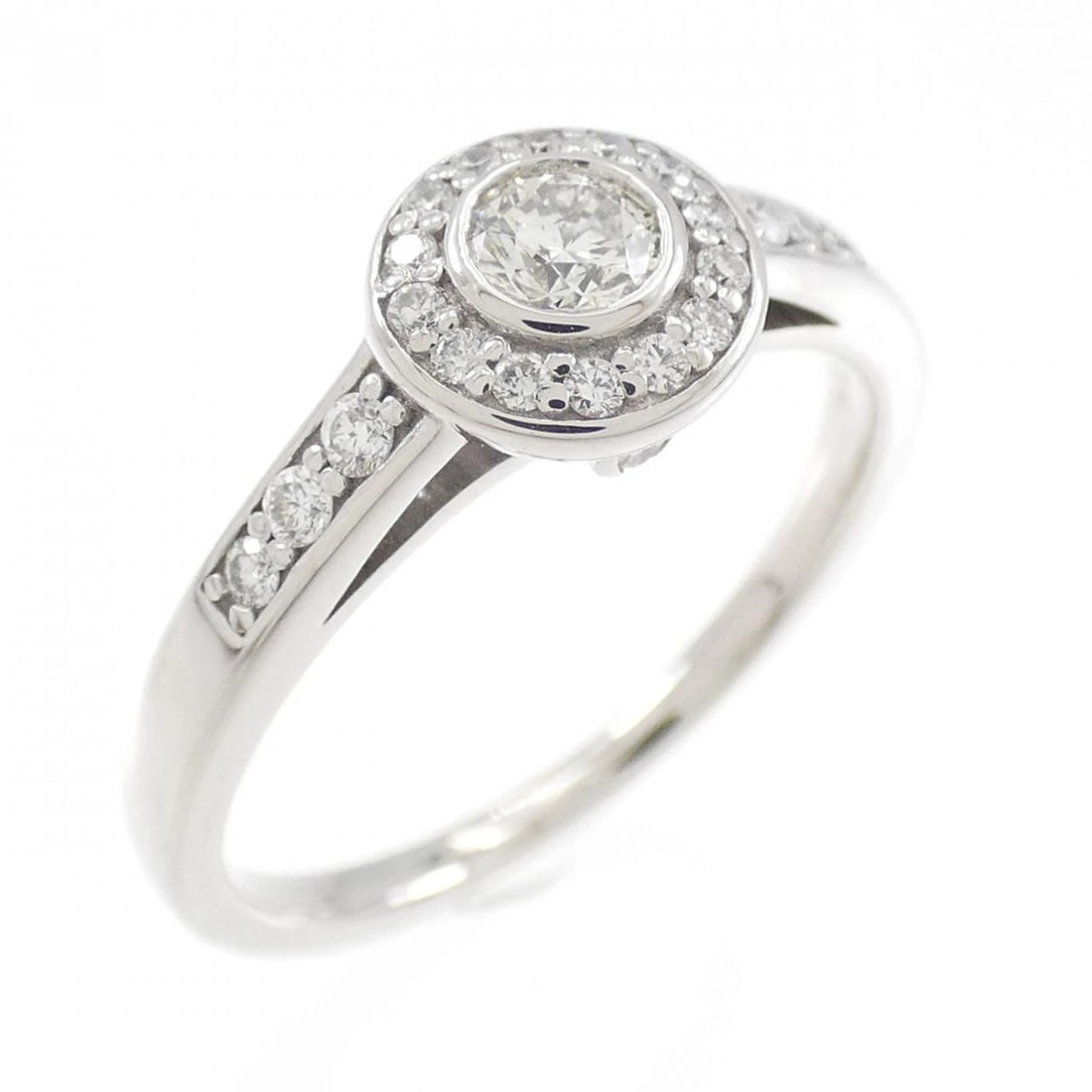 K18WG DIAMOND RING: K18WG Diamond Ring Brand: Unbranded Type: Diamond Ring Material: K18 white gold, Main Stone/Creation Natural Color: White Gold Size: US6 1/2 Accessories: None Accessories Notice: When