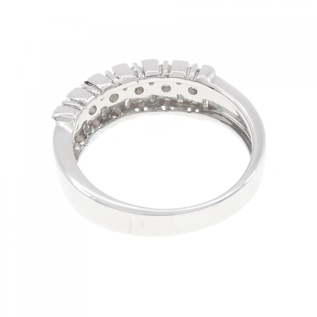 K18WG DIAMOND RING - 2