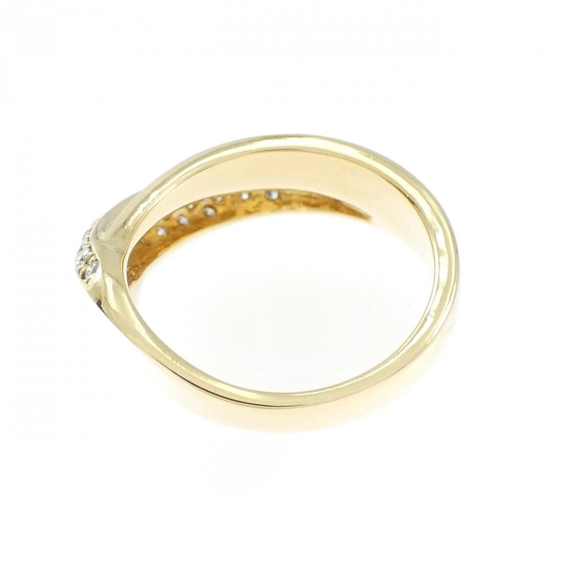 K18YG DIAMOND RING - 2