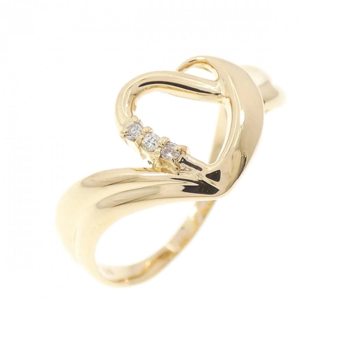 K18YG DIAMOND RING: K18YG Diamond Ring Brand: Unbranded Type: Diamond ring Material: K18 yellow gold, Main Stone/Creation Natural Color: Yellow gold Size: US8.5 Accessories: None Accessories Notice: When