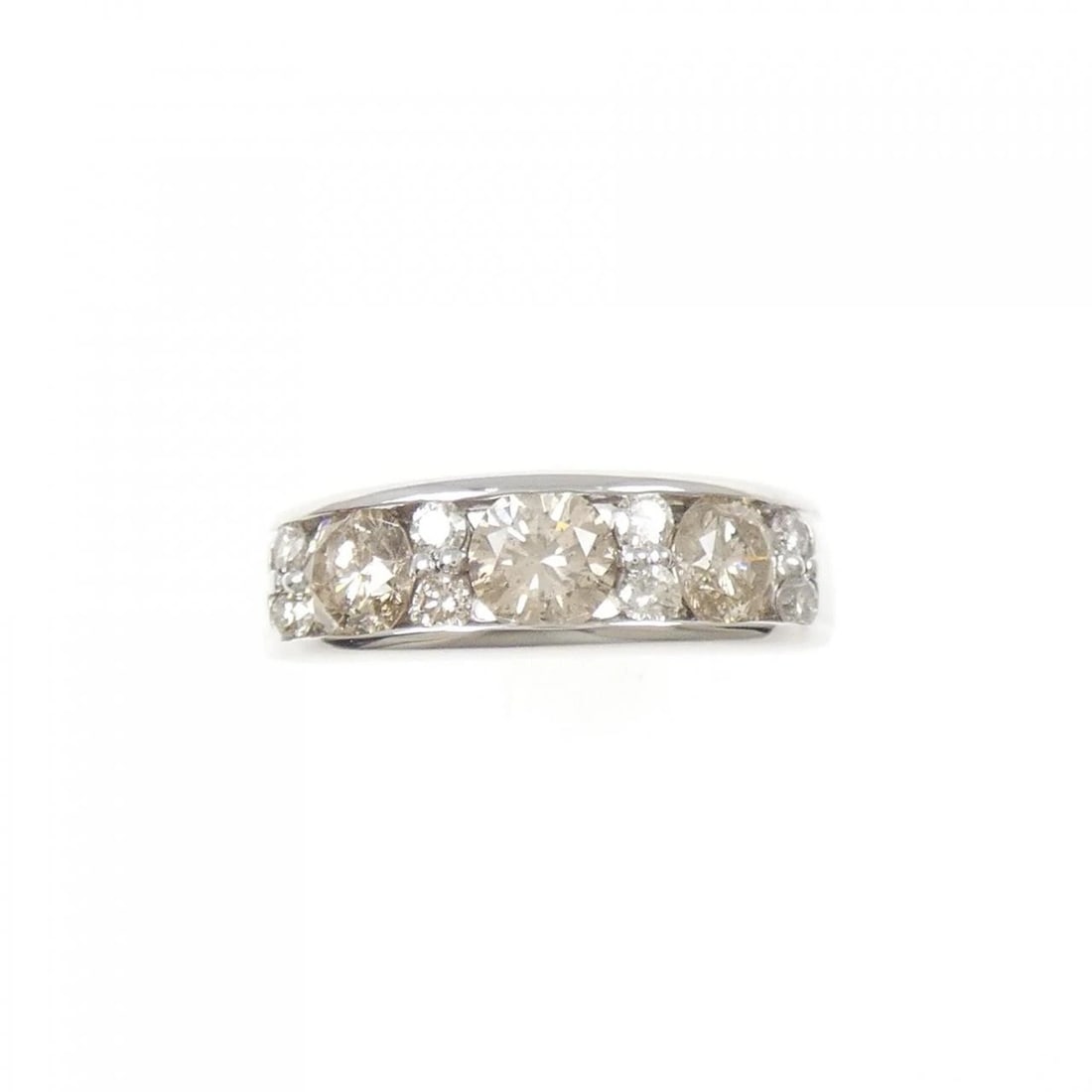 K18WG DIAMOND RING - 2