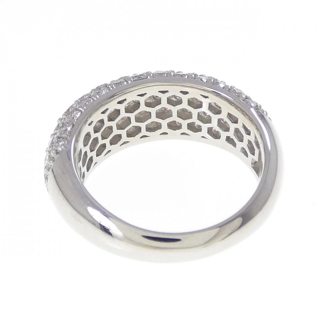 PT950 PAVE DIAMOND RING - 2