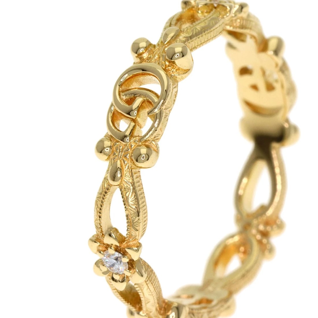 GUCCI FLORA DIAMOND RING - 4