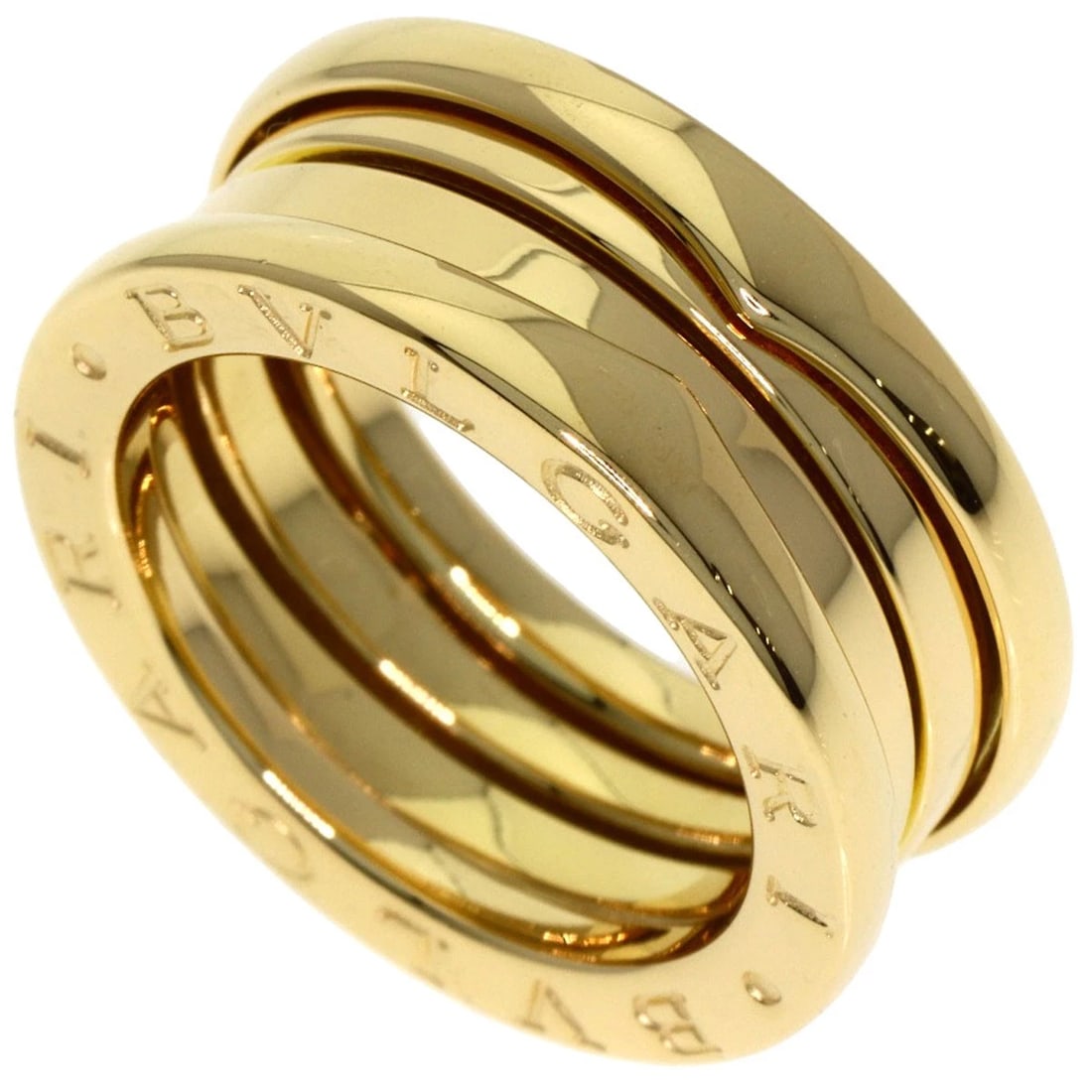 B.ZERO1 2 BAND RING K18 YELLOW GOLD: B.zero1 2 Band Ring K18 Yellow Gold Brand: BVLGARI Type: Ring Material: K18 Yellow Gold, Color: Yellow Gold Size: 5(US) Accessories: None Accessories Notice: When purchasing pre-owned good