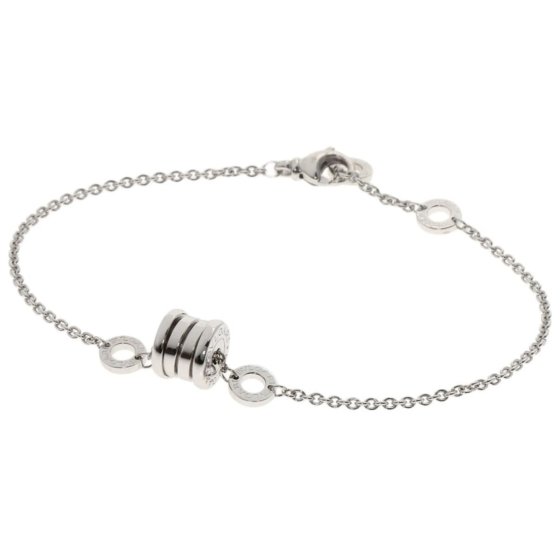 B.ZERO1 ELEMENT BRACELET K18 WHITE GOLD: B.zero1 element Bracelet K18 White Gold Brand: Type: Bracelet Material: K18 White Gold, Color: White Gold Size: Size/Spec Top Size:0.4inch/9x7.1x9mm Inner Circumference:7.7inch/19.5cm Band Width:0