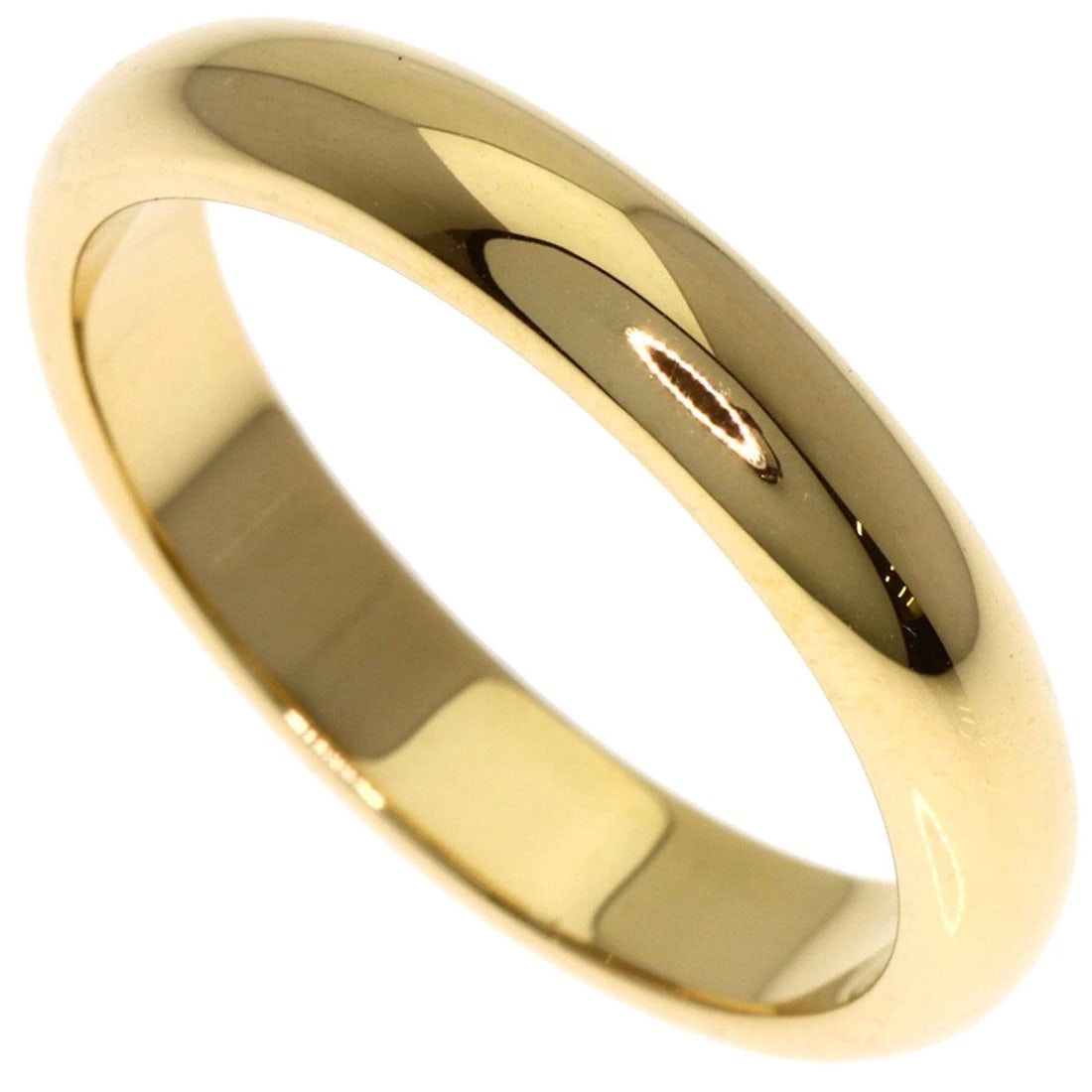 CARTIER CLASSIC WEDDING RING K18 YELLOW GOLD: CARTIER Classic Wedding Ring K18 Yellow Gold Brand: CARTIER Type: Ring Material: K18 Yellow Gold, Color: Gold Size: 6.5(US) Accessories: None Accessories Notice: When purchasing pre-owned