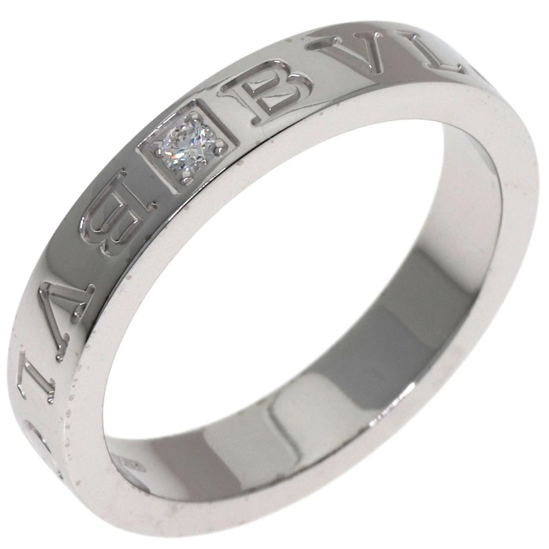 DOUBLE LOGO 1P DIAMOND RING - 2