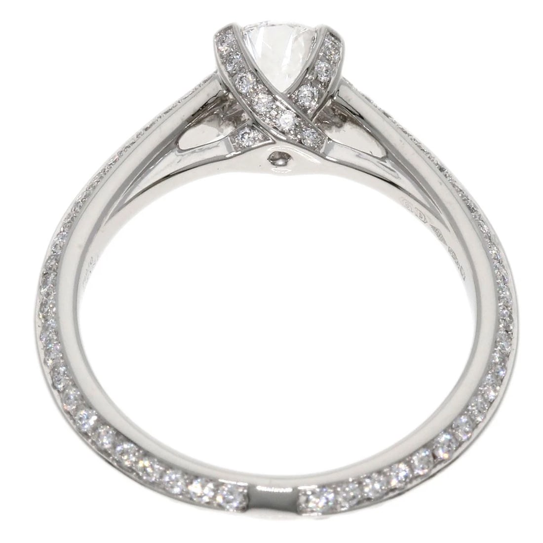 GRAFF LEGACY ROUND DIAMOND RING - 4