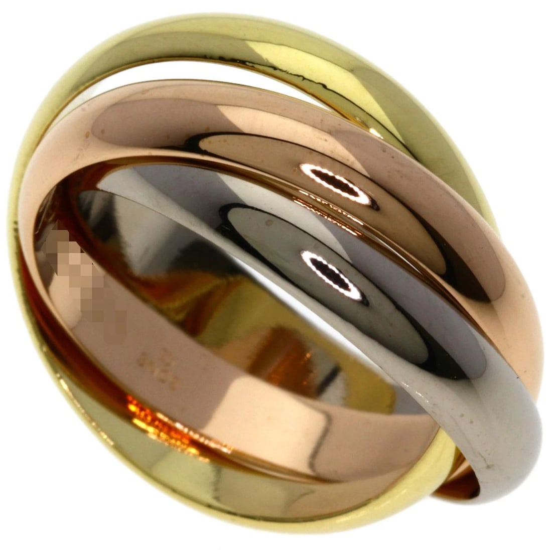 CARTIER TRINITY MM RING K18 YELLOW GOLD (1 of 3)